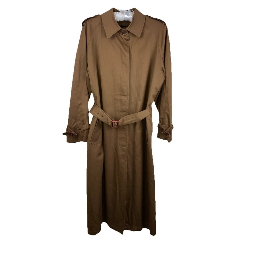 Vintage late 1970s Stan Herman for United trenchcoat uniform Stewardess hostess